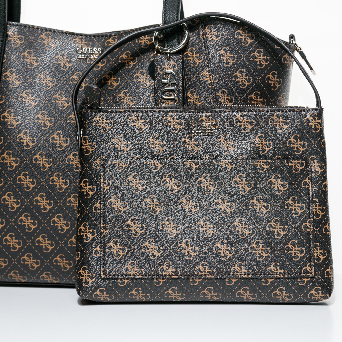 Damska torebka GUESS TOREBKA NAYA TRAP TOTE hwql7881230bbl kolor multicolor