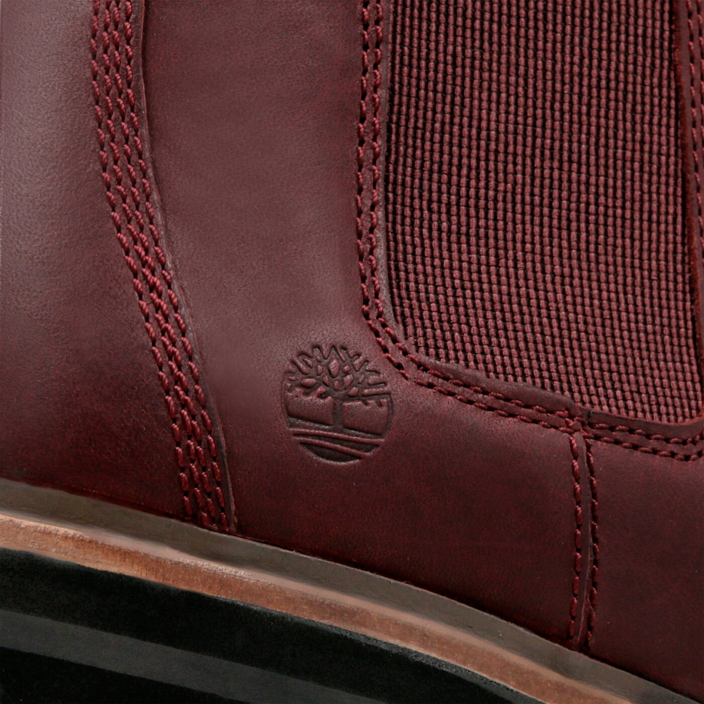 Damskie botki / sztyblety TIMBERLAND LONDON SQUARE CHELSEA tb0a1s91c601 kolor bordowy