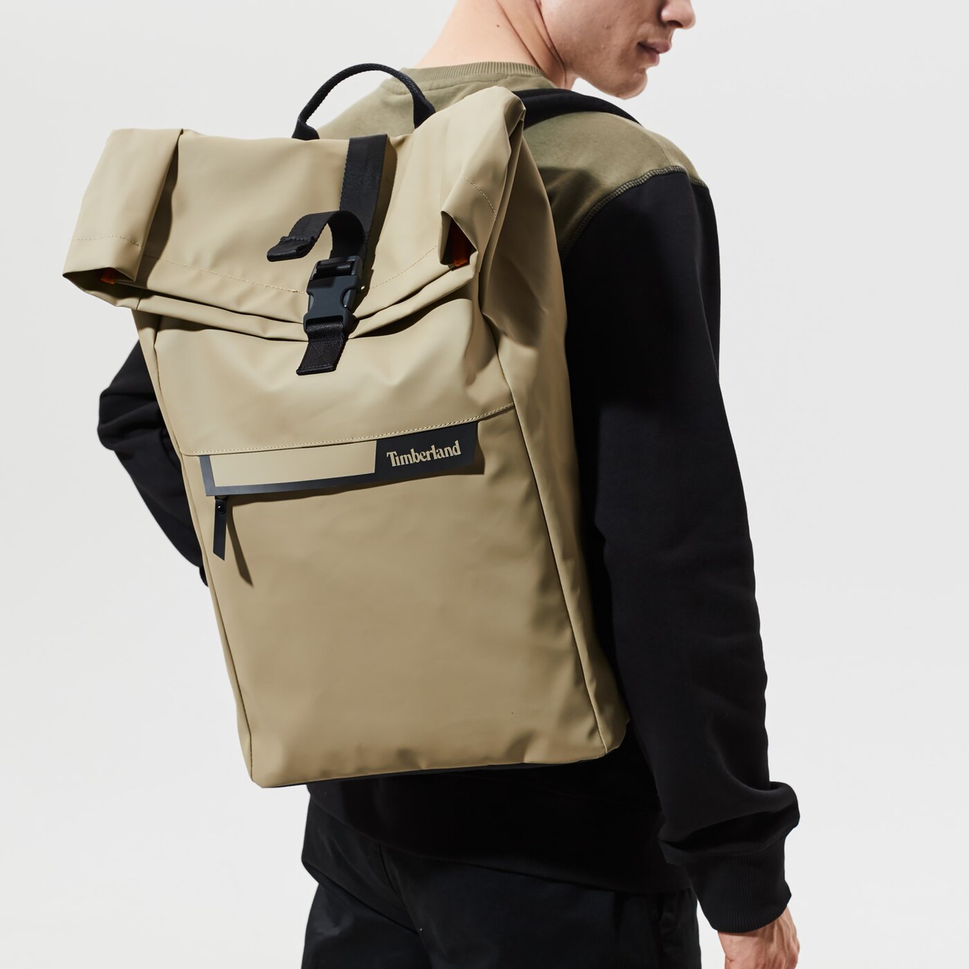 Damski plecak TIMBERLAND PLECAK ROLL TOP BACKPACK tb0a2hmr9181 kolor beżowy