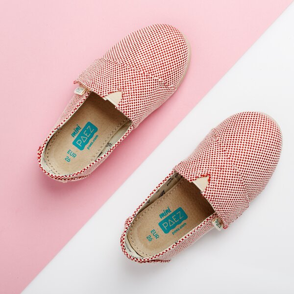 Damskie espadryle PAEZ ORIGINAL GUM CLASSIC PANAMA 1930501s1403-519 kolor czerwony