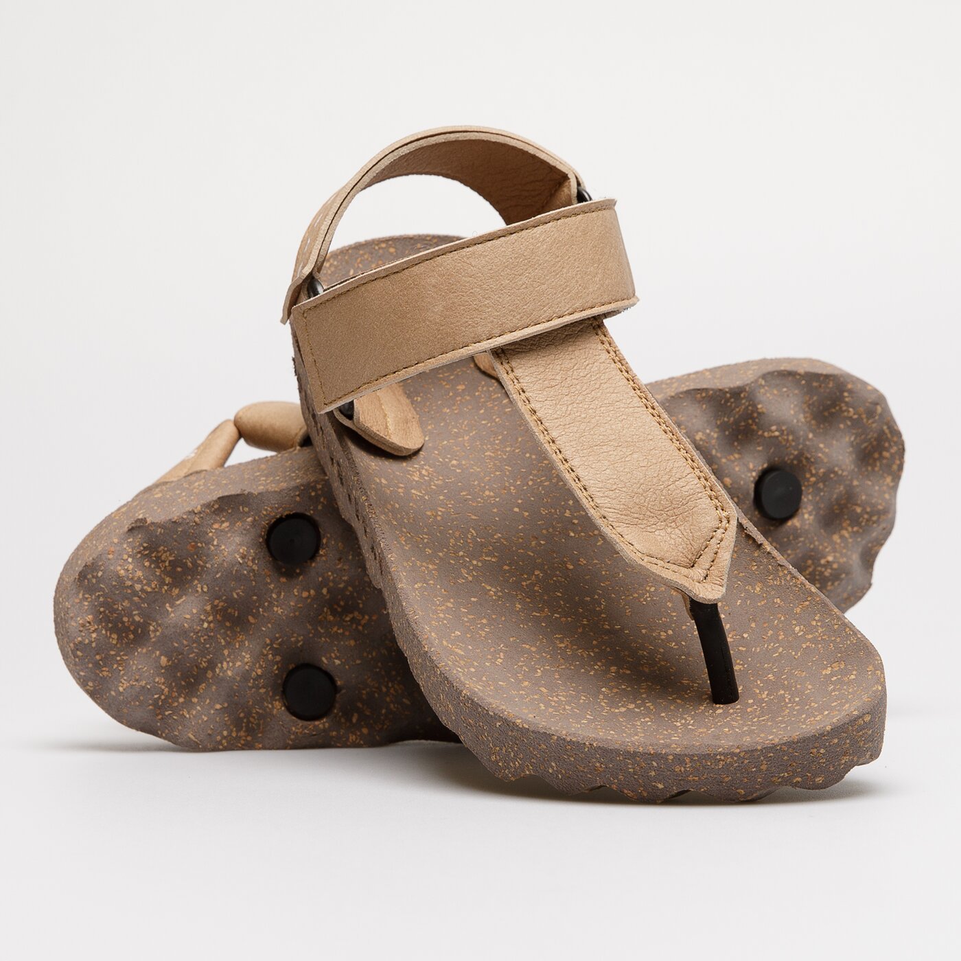 Damskie sandały ASPORTUGUESAS FIZZ p018077007 kolor beżowy