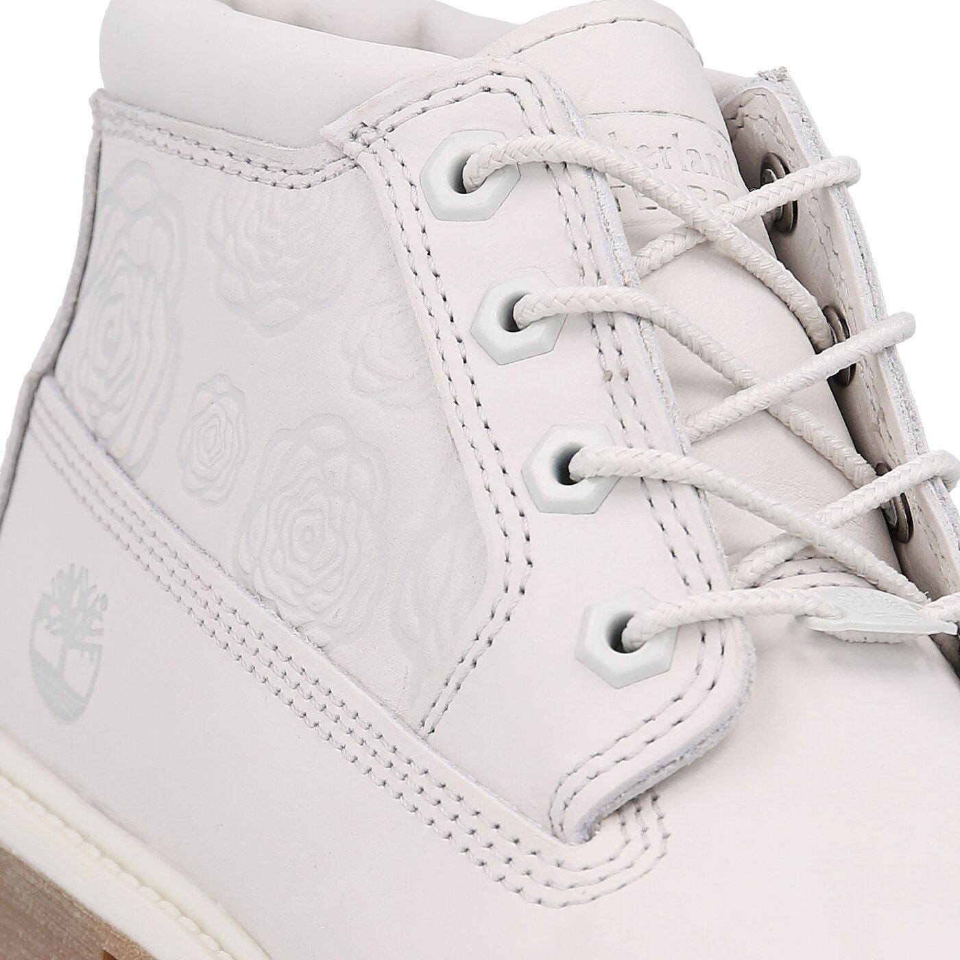 Damskie trapery TIMBERLAND NELLIE CHUKKA DOUBLE a1ktu kolor biały