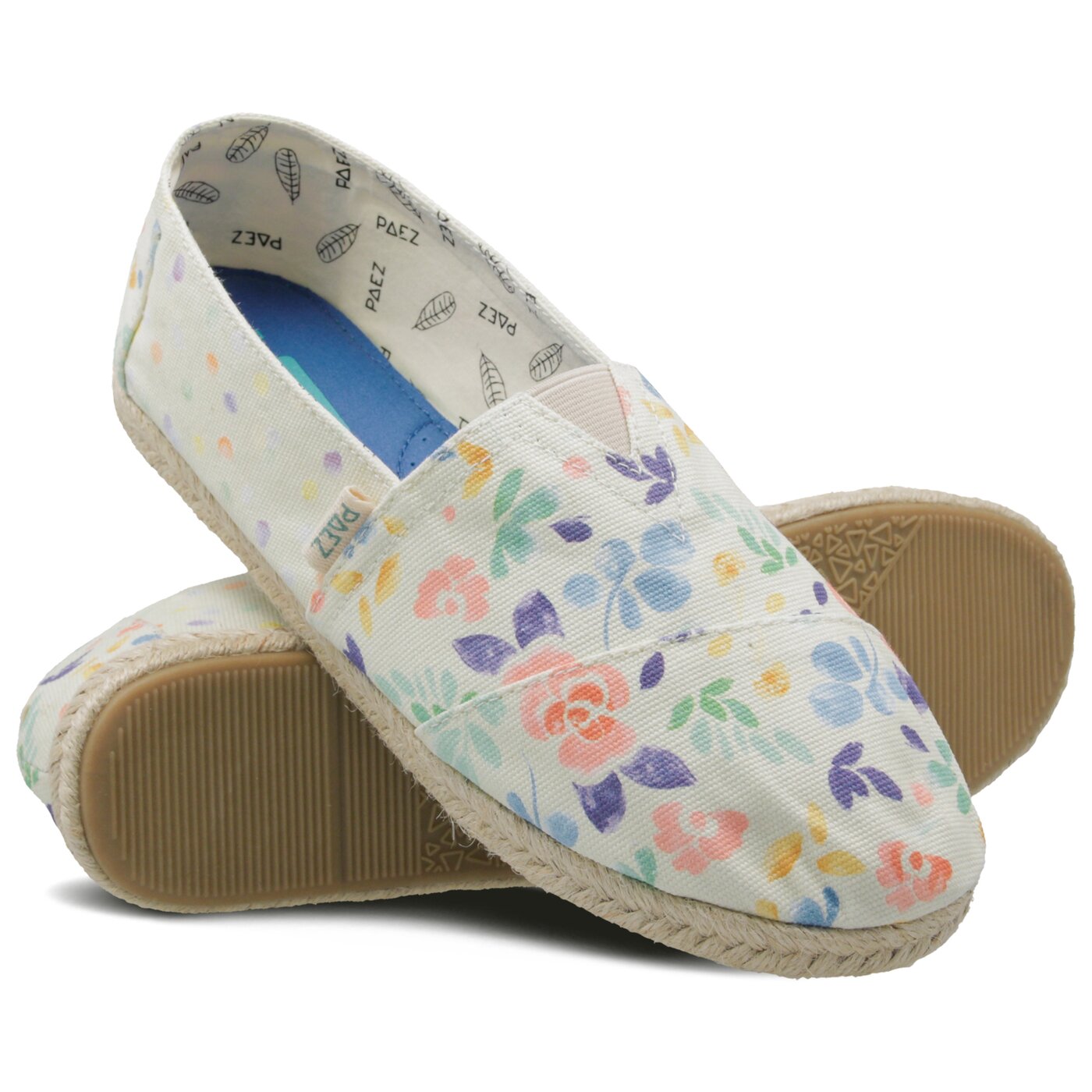 Damskie espadryle PAEZ ORIGINAL RAW CLASSIC PRINT FLOWERY 1930201s0005-100 kolor multicolor