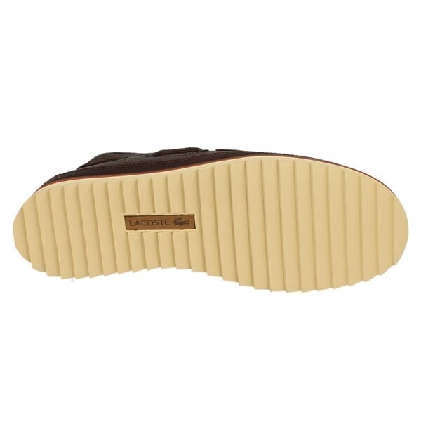 Męskie buty outdoor (trekkingowe) LACOSTE SAUVILLE MID 2  726srm3051176 kolor brązowy