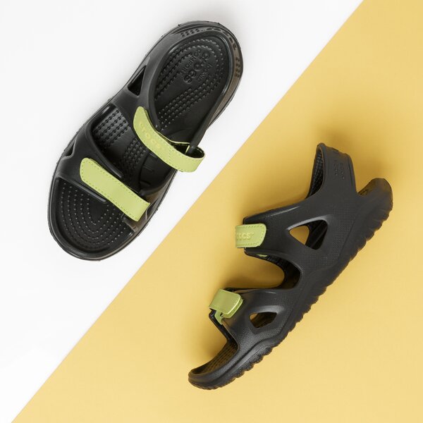 Dziecięce sandały / klapki CROCS SWIFTWATER RIVER SANDAL K 20498809wk kolor czarny