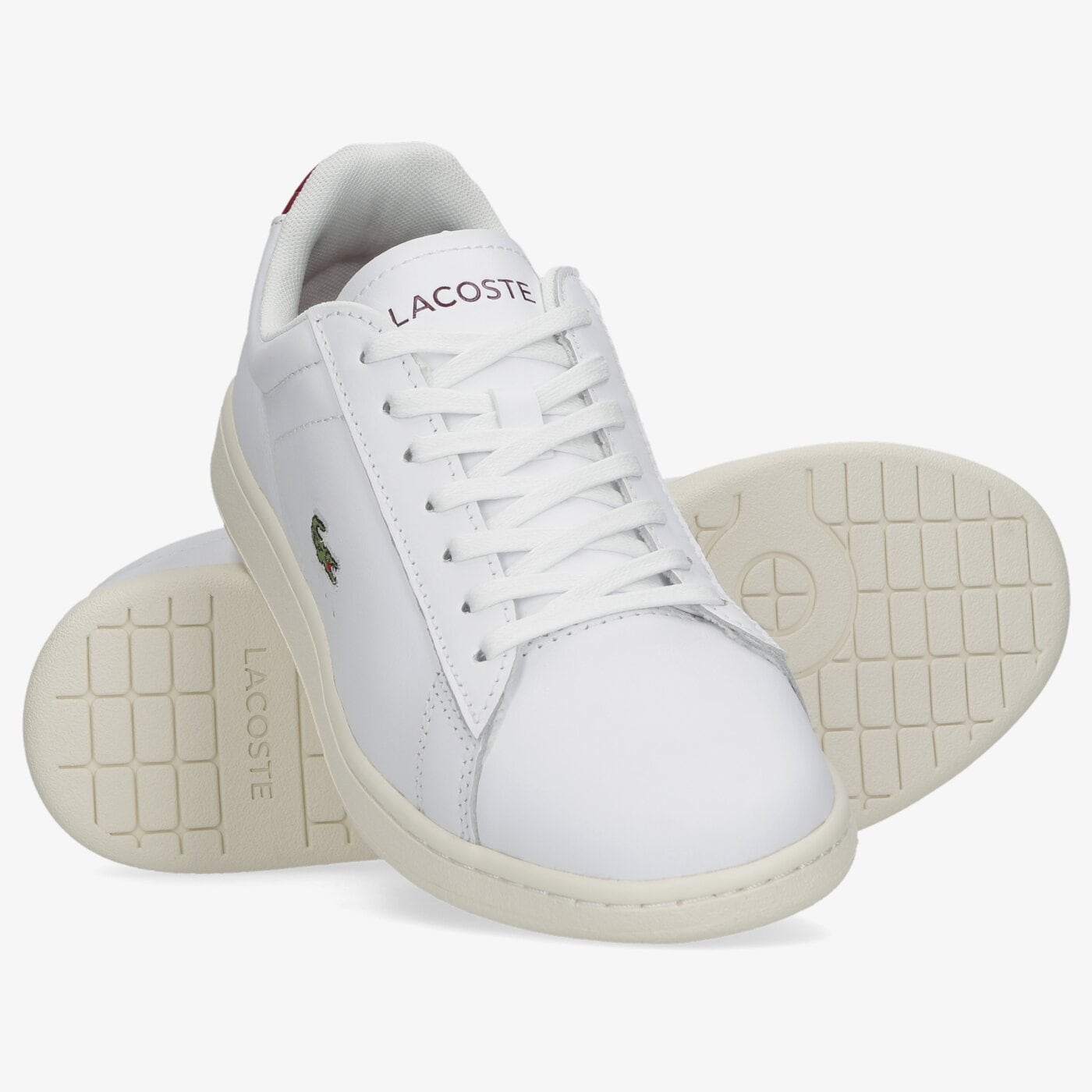 Damskie sneakersy (buty) LACOSTE CARNABY EVO 0722 2 SFA 743sfa00152g1 kolor biały