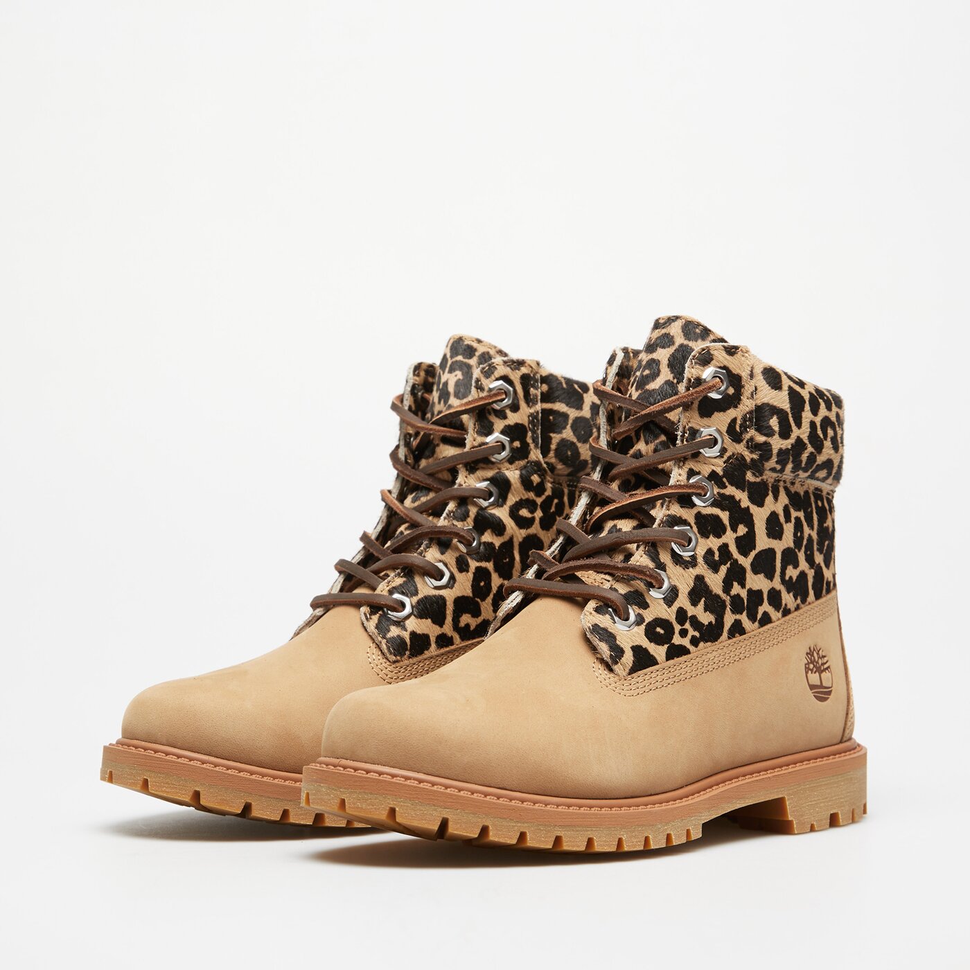 Damskie buty za kostkę TIMBERLAND PREMIUM 6 INCH LACE UP BOOT tb0a5m5nen31 kolor brązowy