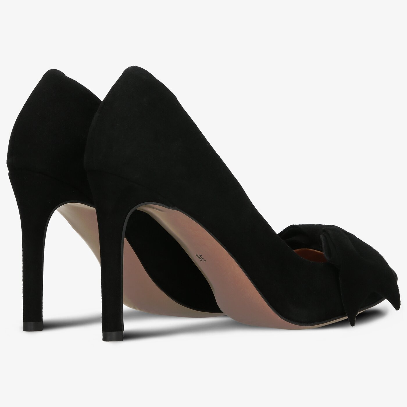 Damskie szpilki / czółenka SYMBIOSIS TAKE A BOW HIGH HEELS  sywc120003 kolor czarny