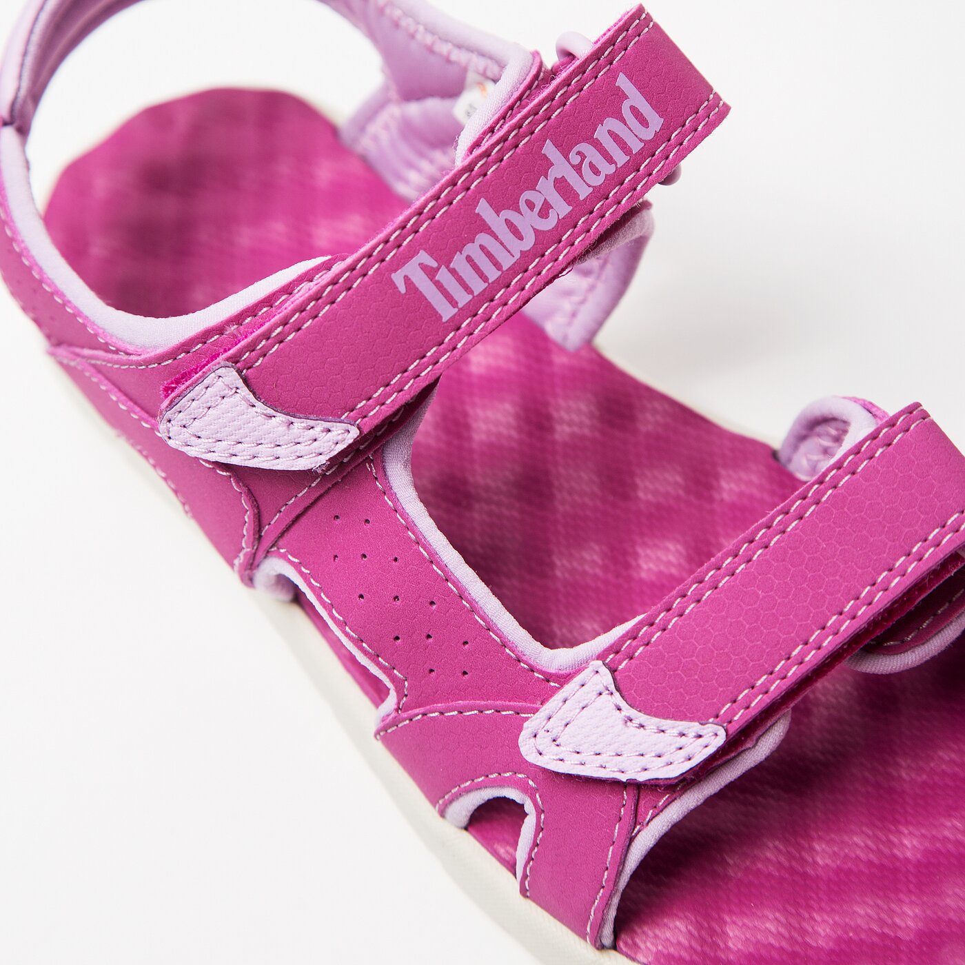 Dziecięce sandały / klapki TIMBERLAND PERKINS ROW 2-STRAP tb0a1np7d561 kolor różowy