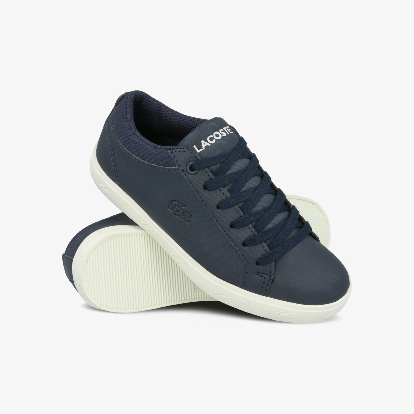 Dziecięce sneakersy (buty) LACOSTE STRAIGHTSET 319 4 CUC 738cuc0021j18 kolor granatowy