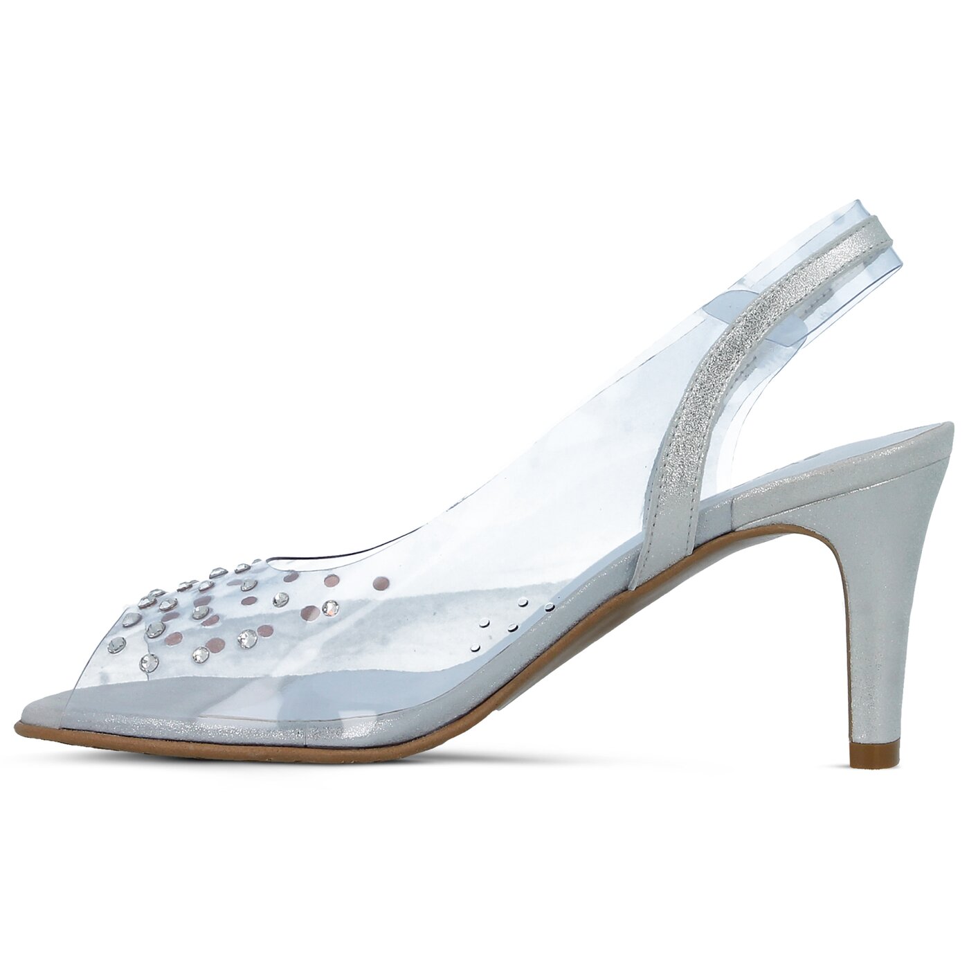 Damskie sandały SYMBIOSIS VICKY SANDALS  sywc218004 kolor srebrny