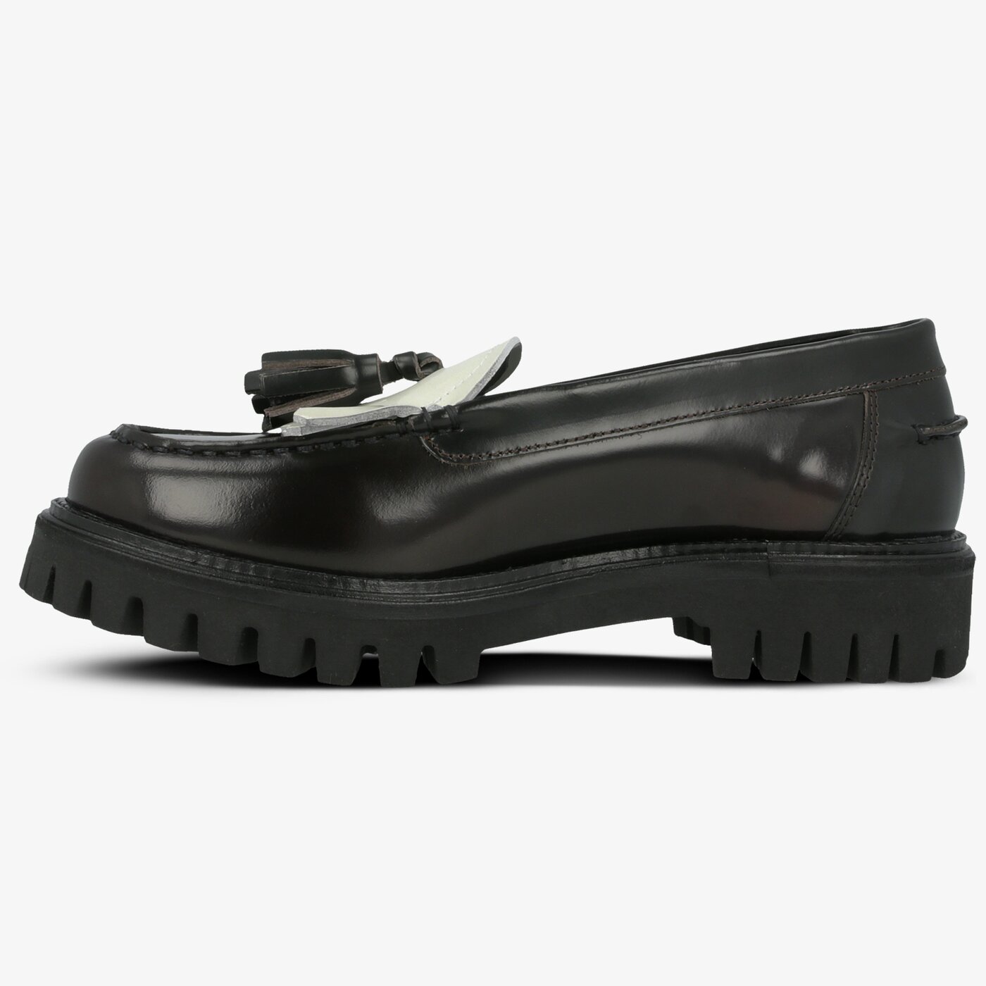 Damskie półbuty TOMMY HILFIGER ICONIC POLISHED LOAFER fw0fw04289020 kolor czarny
