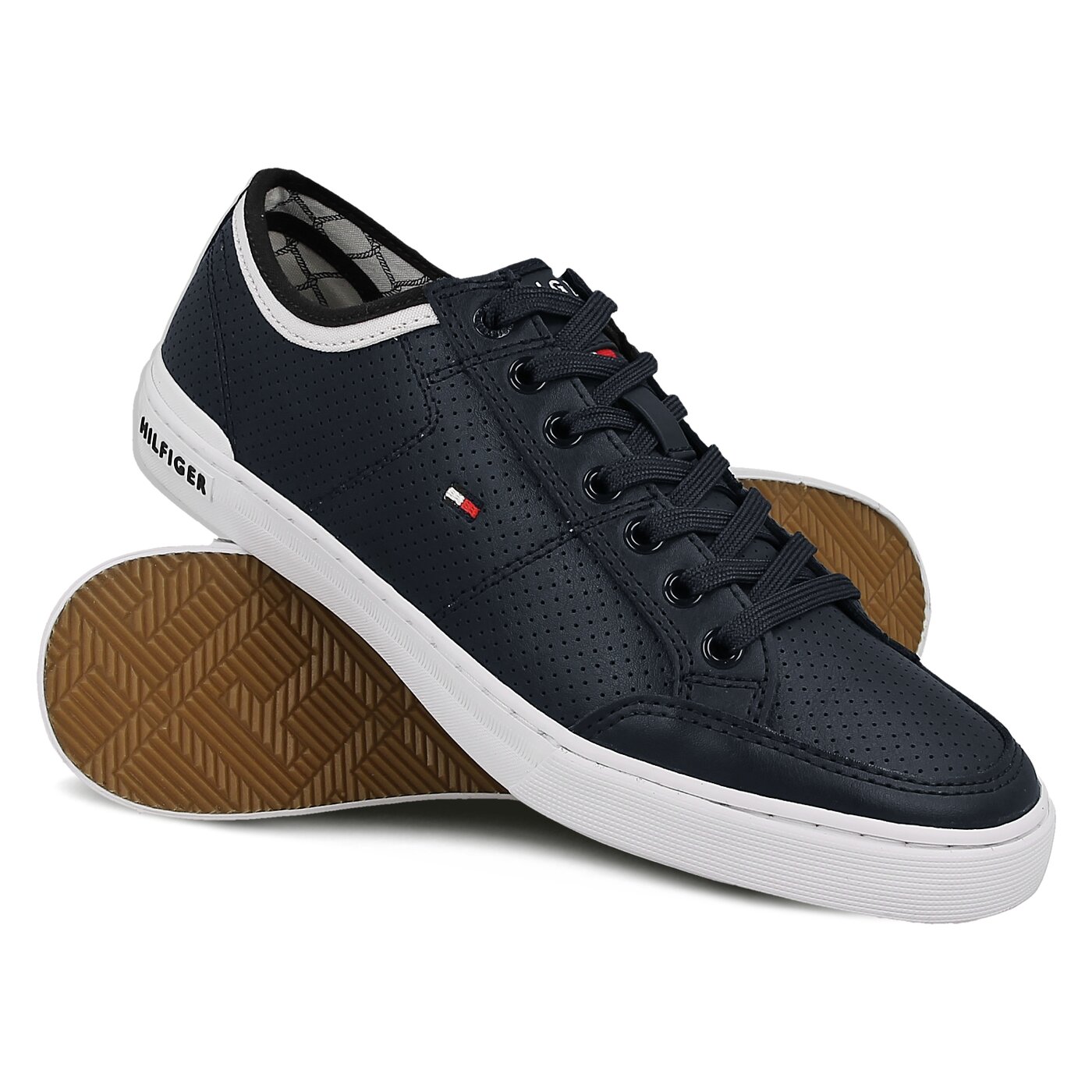 Męskie trampki TOMMY HILFIGER H2285ARRINGTON 5A fm0fm00552403 kolor granatowy