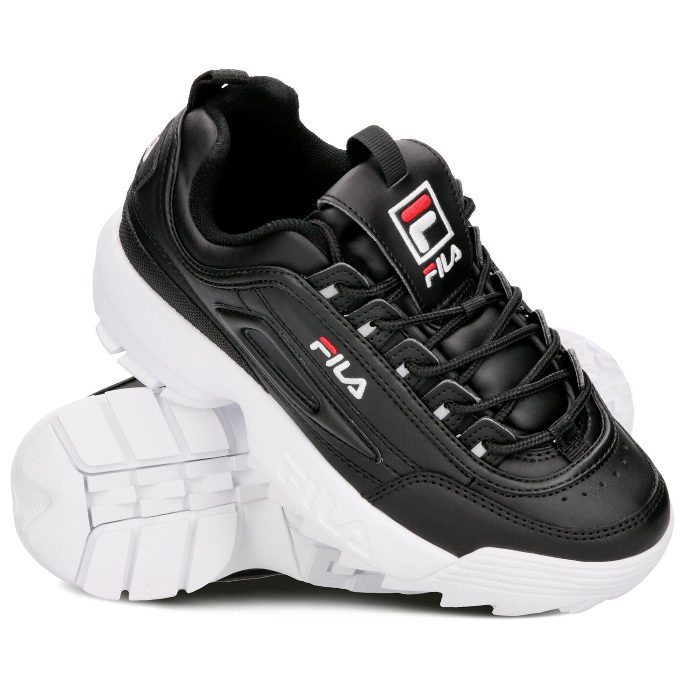 Damskie sneakersy (buty) FILA DISRUPTOR LOW WMN 101030225y kolor czarny