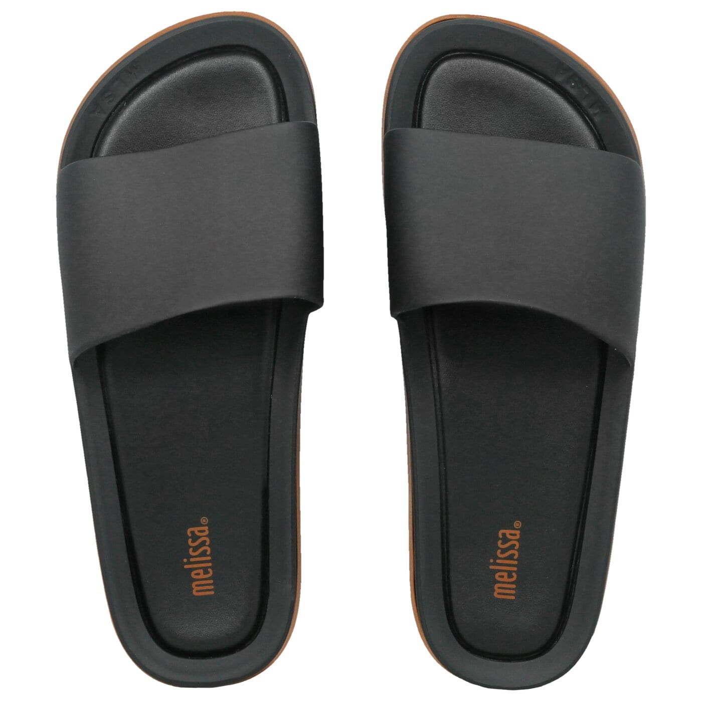 Damskie klapki MELISSA BEACH SLIDE PLATFORM 3235051620 kolor czarny