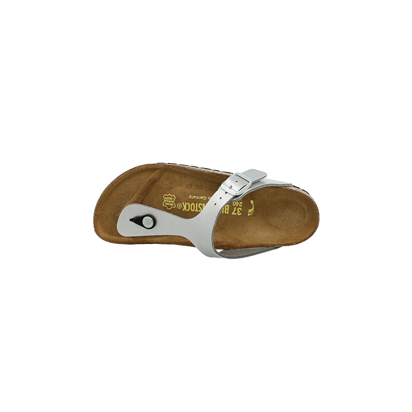 Damskie klapki BIRKENSTOCK GIZEH  o43853 kolor szary