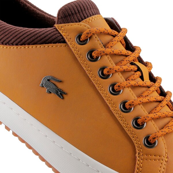 Męskie sneakersy (buty) LACOSTE STRAIGHTSET INSULATE 318 1 736cam0065tb2 kolor brązowy