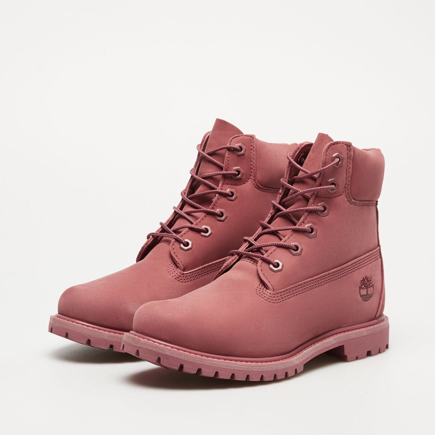TIMBERLAND PREMIUM 6 INCH LACE UP WATERPROOF BOOT kolor różowy