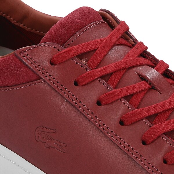 Męskie sneakersy (buty) LACOSTE STRAIGHTSET 316 732cam0044112 kolor czerwony