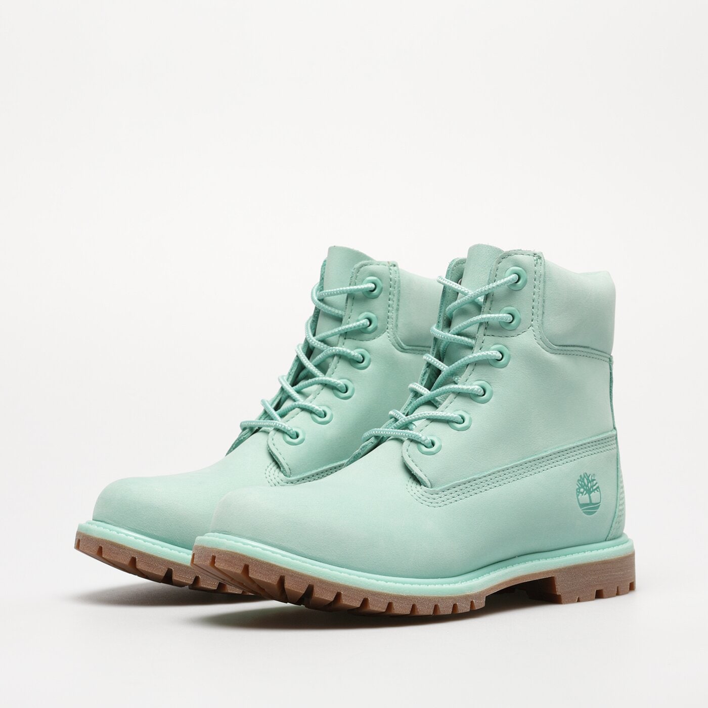 Damskie trapery TIMBERLAND 6IN PREMIUM BOOT - W tb0a412beb91 kolor miętowy
