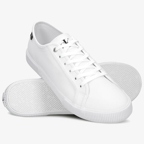 Męskie trampki CALVIN KLEIN VULCANIZED SNEAKER LACEUP CO ym0ym00068yaf kolor biały