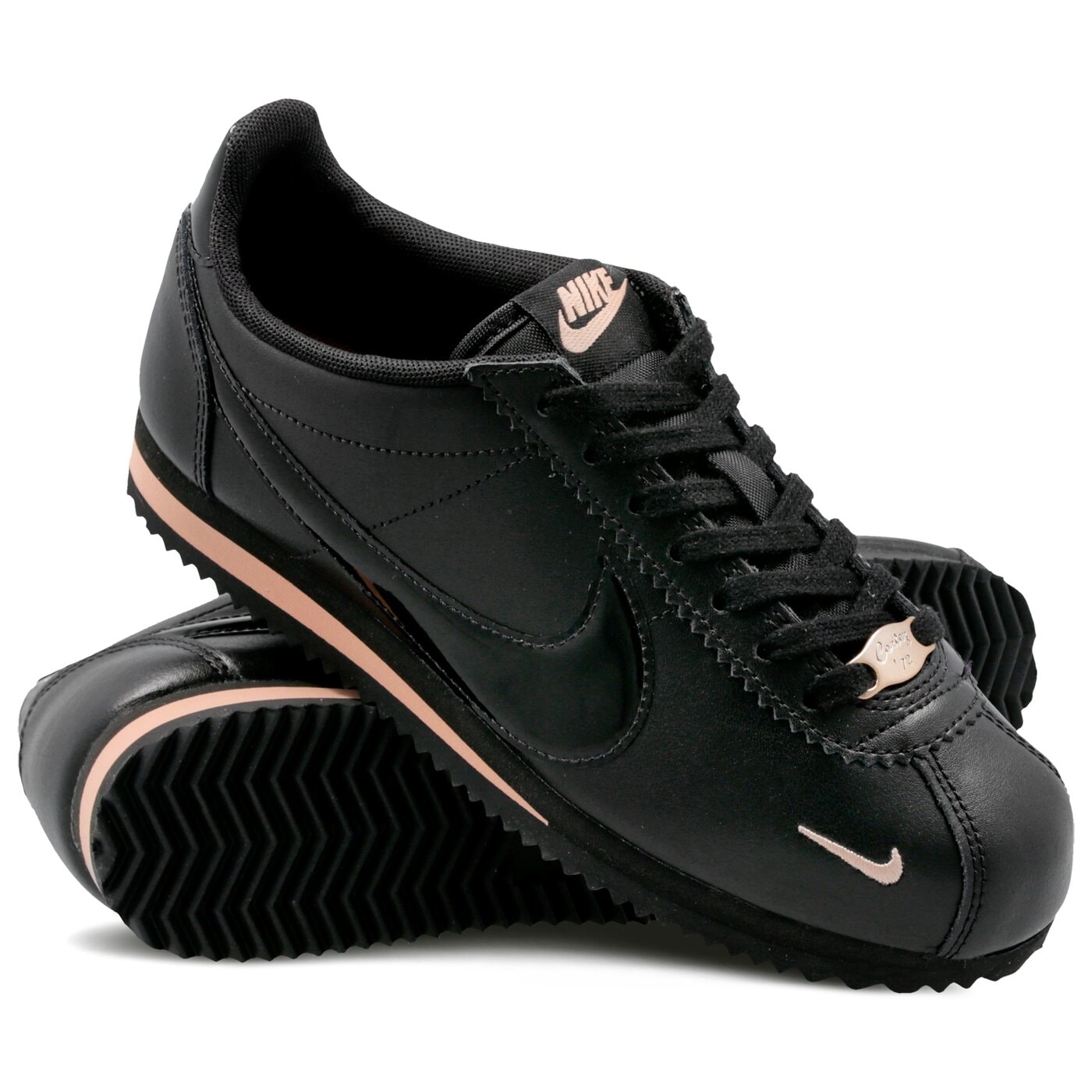 Damskie sneakersy (buty) NIKE WMNS CLASSIC CORTEZ PREM 905614010 kolor czarny