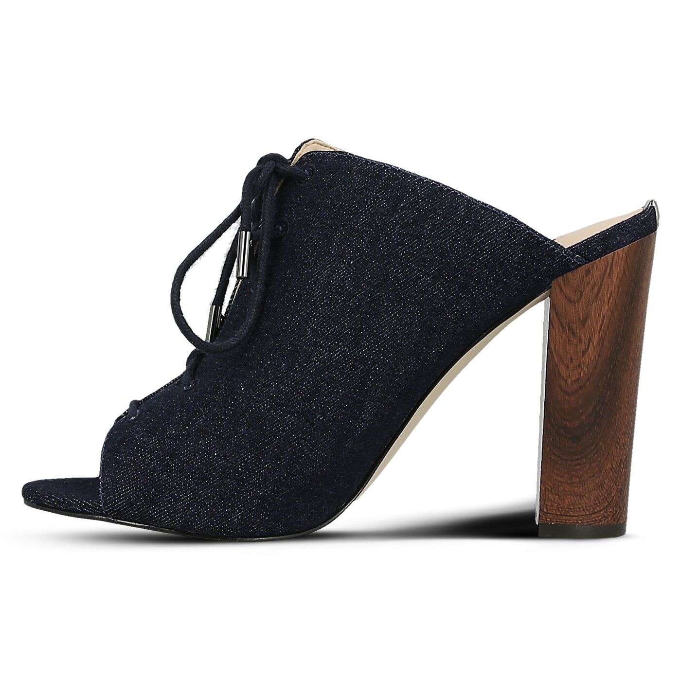 Damskie klapki GUESS EDITT fledi1den06navy kolor granatowy