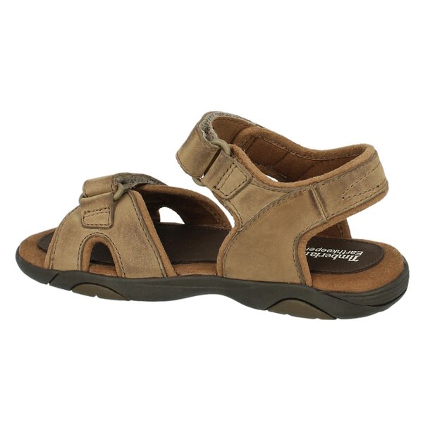 Dziecięce sandały / klapki TIMBERLAND EK RYE HARBOR 2 STRAP LTR SANDAL 7975r kolor beżowy