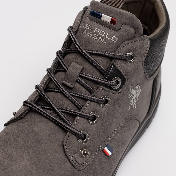 Męskie buty za kostkę U.S. POLO ASSN. YGOR004 ygor004dgr002 kolor szary