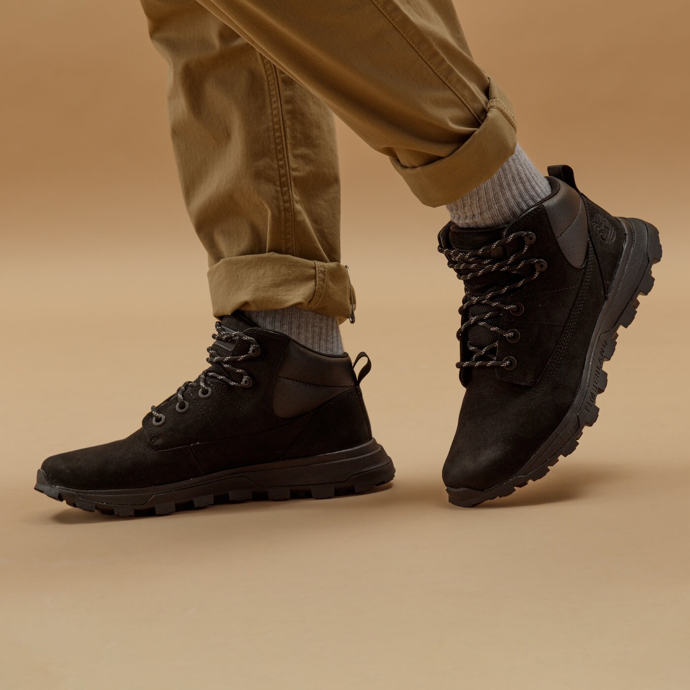 Męskie buty outdoor (trekkingowe) TIMBERLAND TREELINE MID tb0a28r50151 kolor czarny