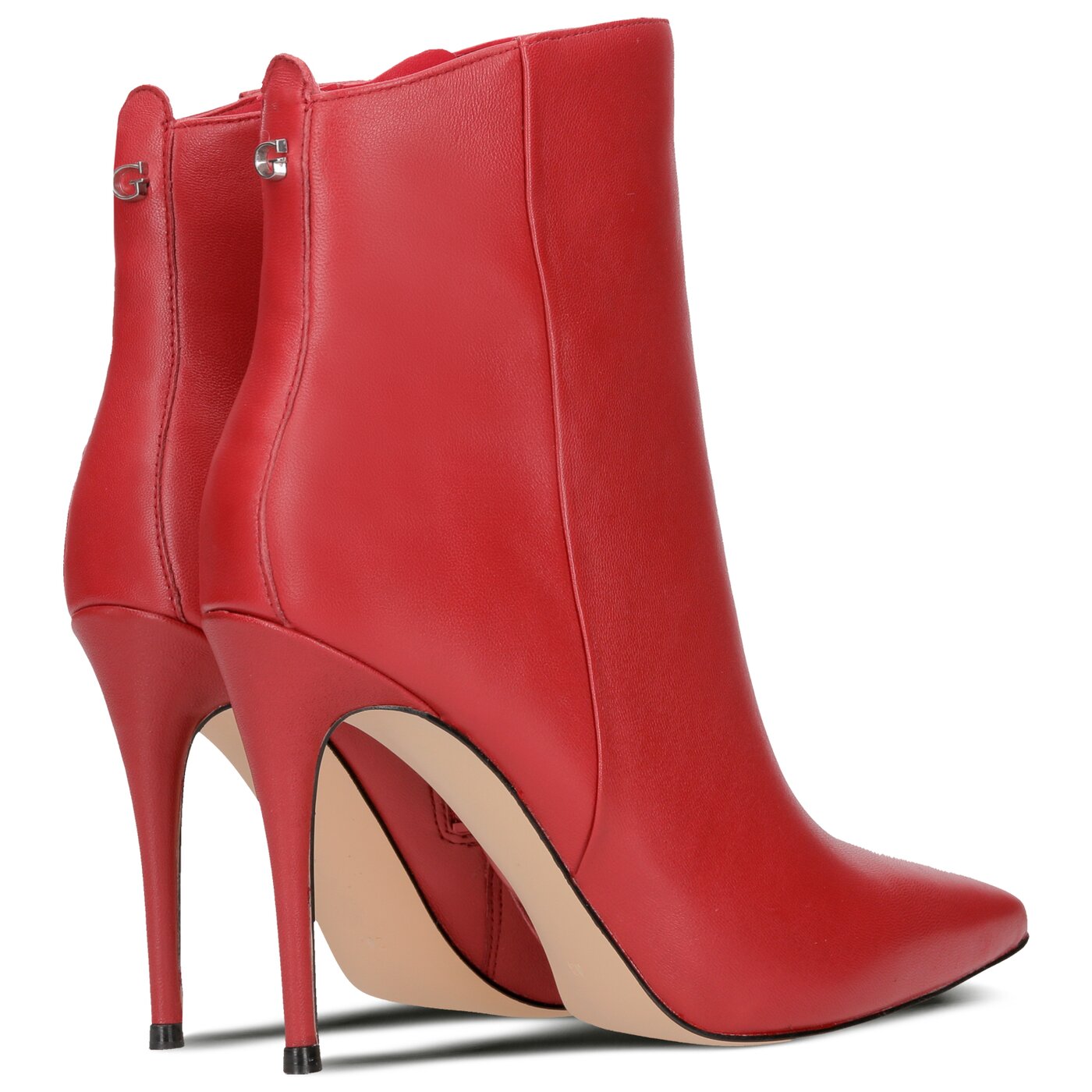 Damskie botki / sztyblety GUESS ORLANDA flord4lea09lred kolor czerwony