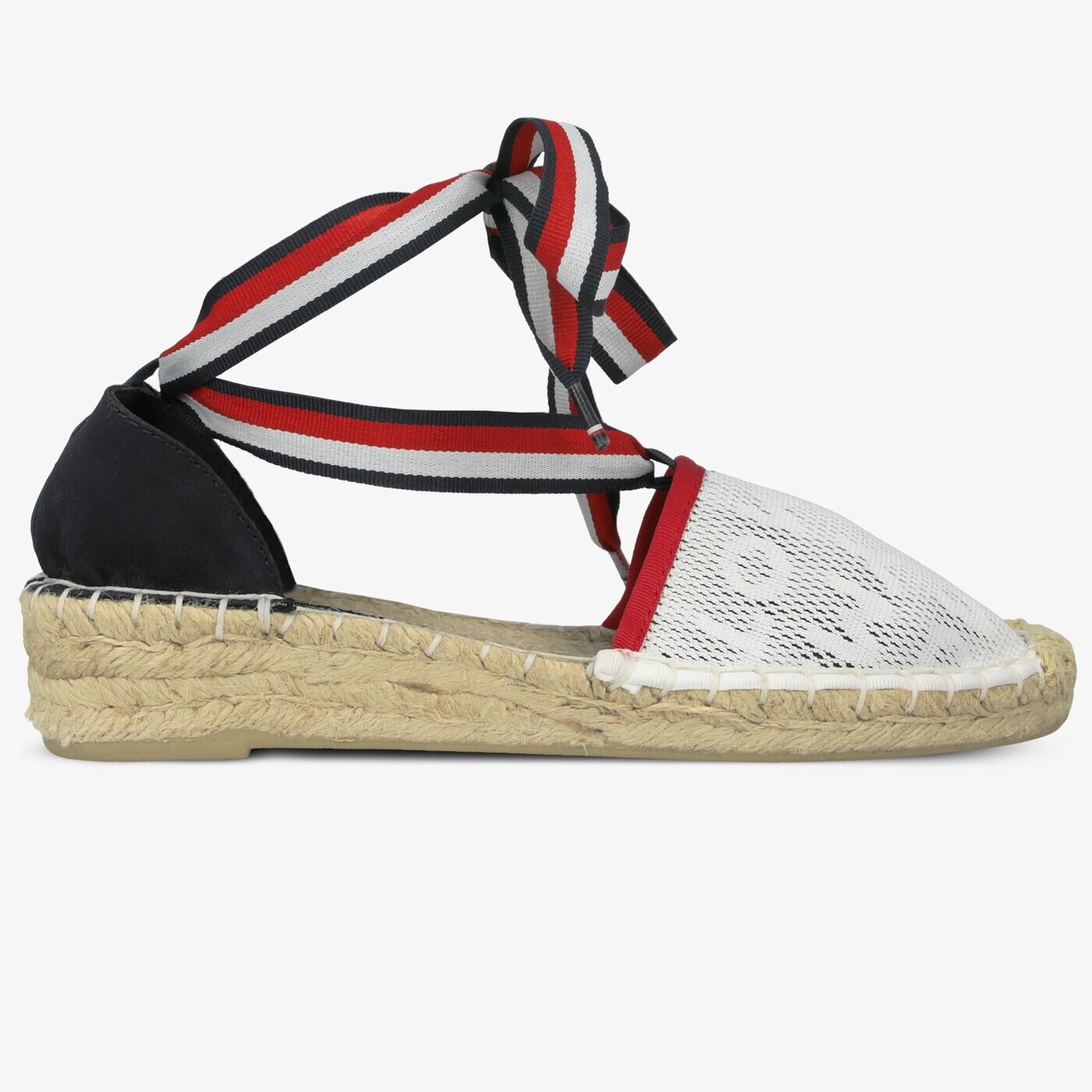 Damskie espadryle TOMMY HILFIGER KIM 5D TOMMY MESH ESPADRILLE SANDAL fw0fw03935020 kolor biały