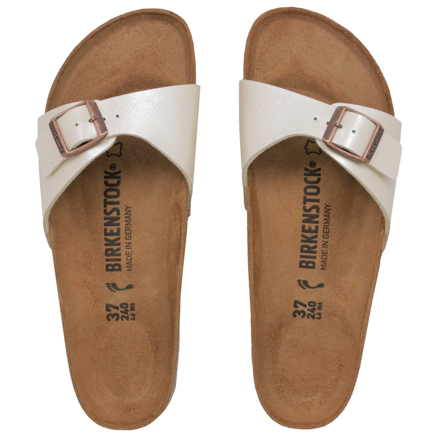 Damskie klapki BIRKENSTOCK MADRID  940153 kolor beżowy