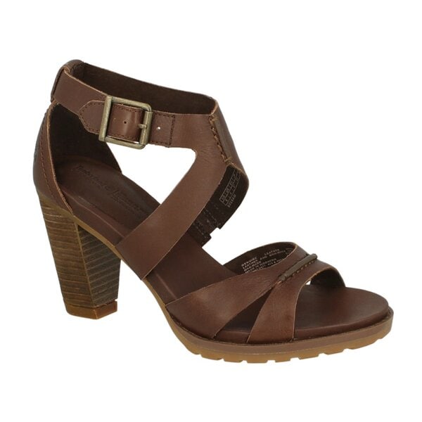 Damskie sandały TIMBERLAND EK STRATHAM SANDAL ANKLE STRAP 8069a kolor brązowy