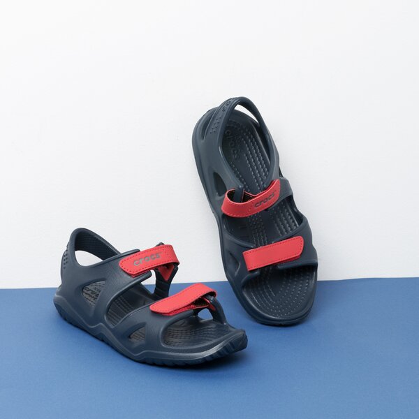 Dziecięce sandały / klapki CROCS SWIFTWATER RIVER SANDAL K 2049884bak kolor granatowy