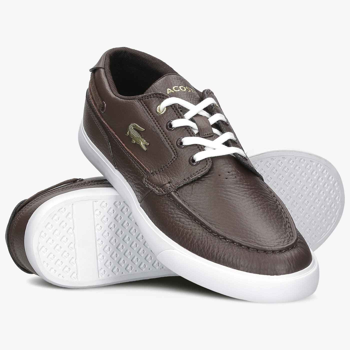 Męskie trampki LACOSTE BAYLISS DECK 0721 1 CMA 741cma00622a6 kolor brązowy