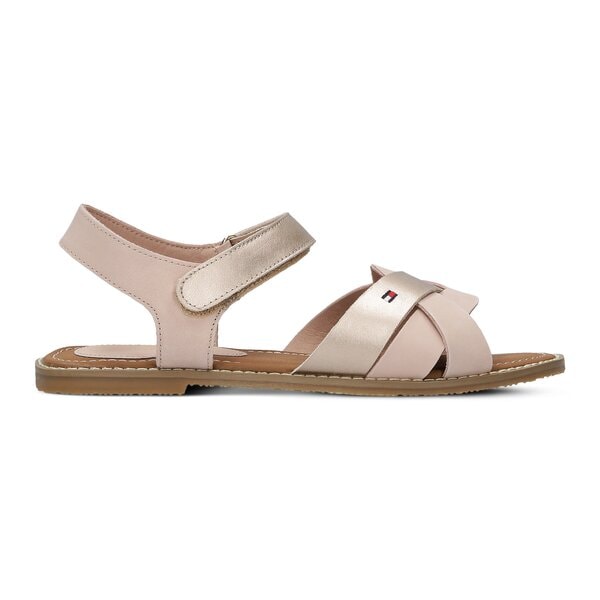 Dziecięce sandały / klapki TOMMY HILFIGER S3285ASHA 5N3 fg0fg00063502 kolor różowy