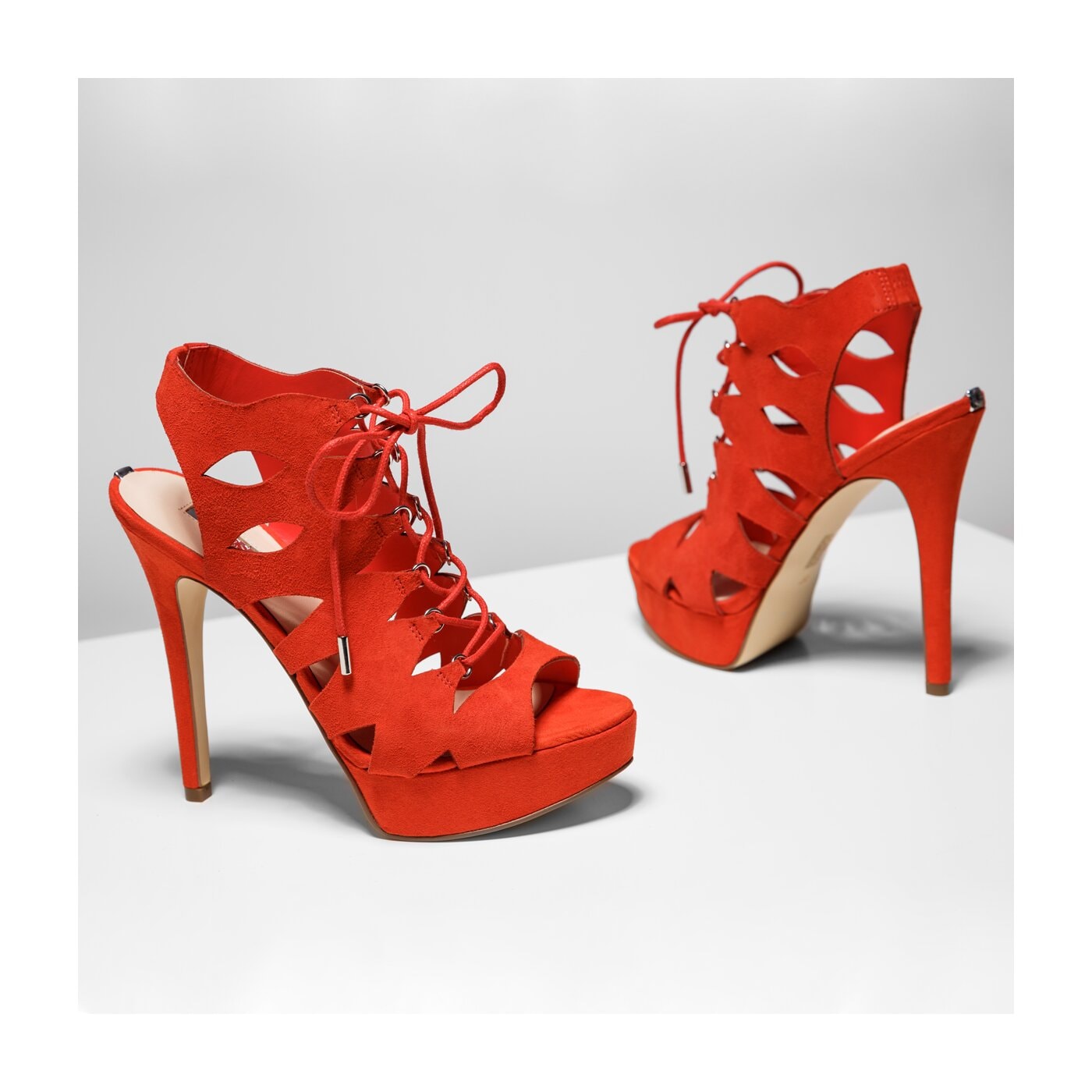 Damskie szpilki / czółenka GUESS KELISA flkls1esu03red kolor czerwony