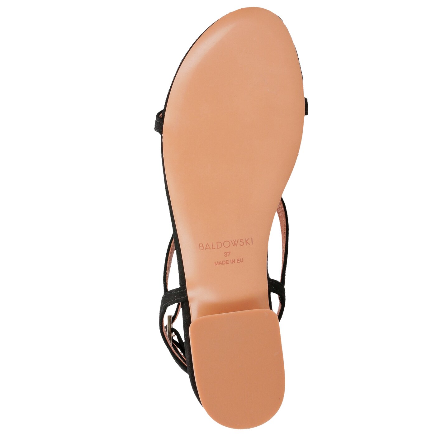 Damskie sandały BALDOWSKI SANDAŁY Z FALBANKĄ d02245/3211/003 kolor czarny