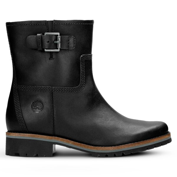 Damskie botki / sztyblety TIMBERLAND MAIN HILL BIKER a1j1g kolor czarny