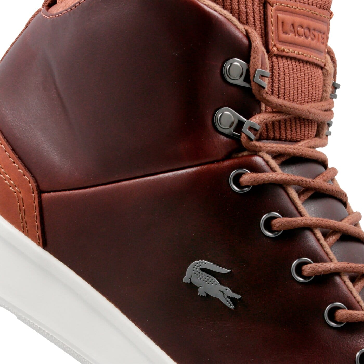 Męskie sneakersy (buty) LACOSTE EXPLORATEUR CLASSIC 318 1 736cam0025dt3 kolor brązowy