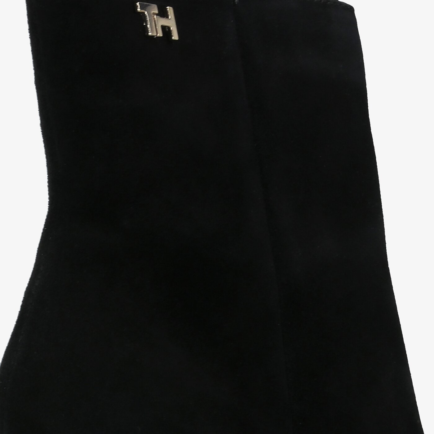 Damskie botki / sztyblety TOMMY HILFIGER LIZANNE 1B ESSENTIAL SUEDE HIGH HEEL BOOT fw0fw05177bds kolor czarny