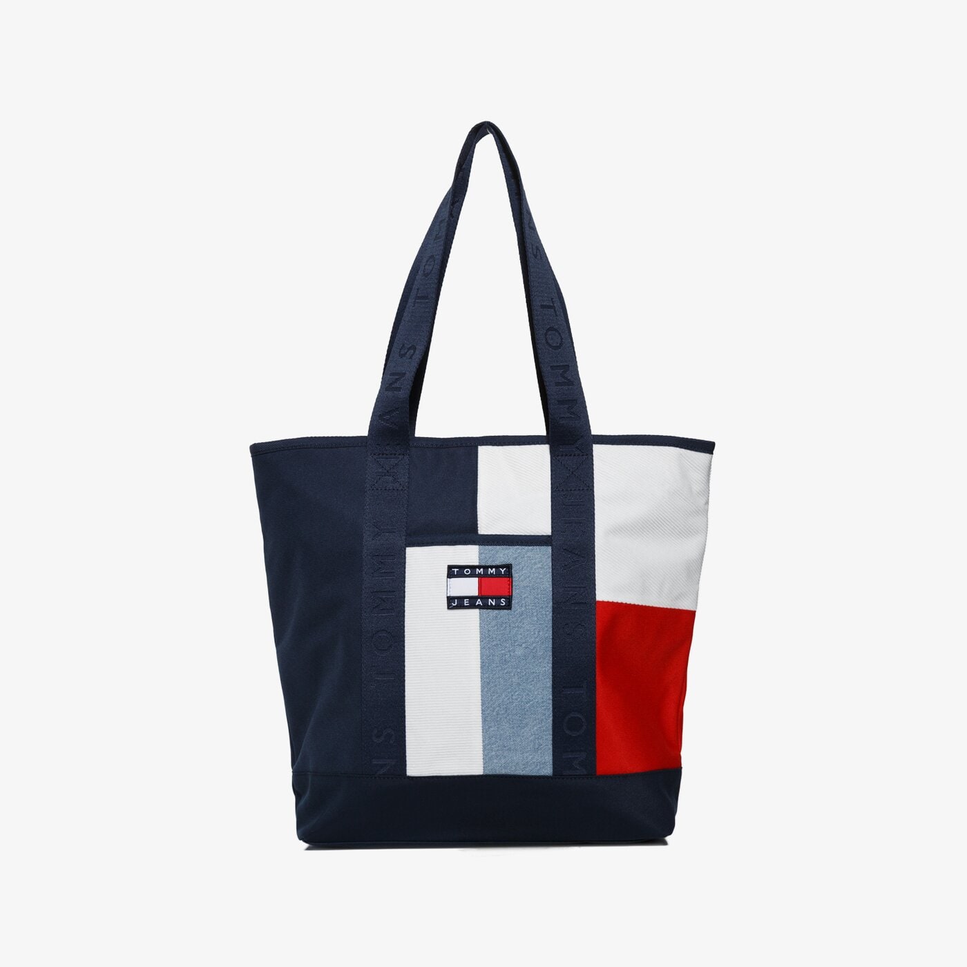 Damska torebka TOMMY HILFIGER TOREBKA TJW HERITAGE TOTE CORP aw0aw124120gy kolor multicolor
