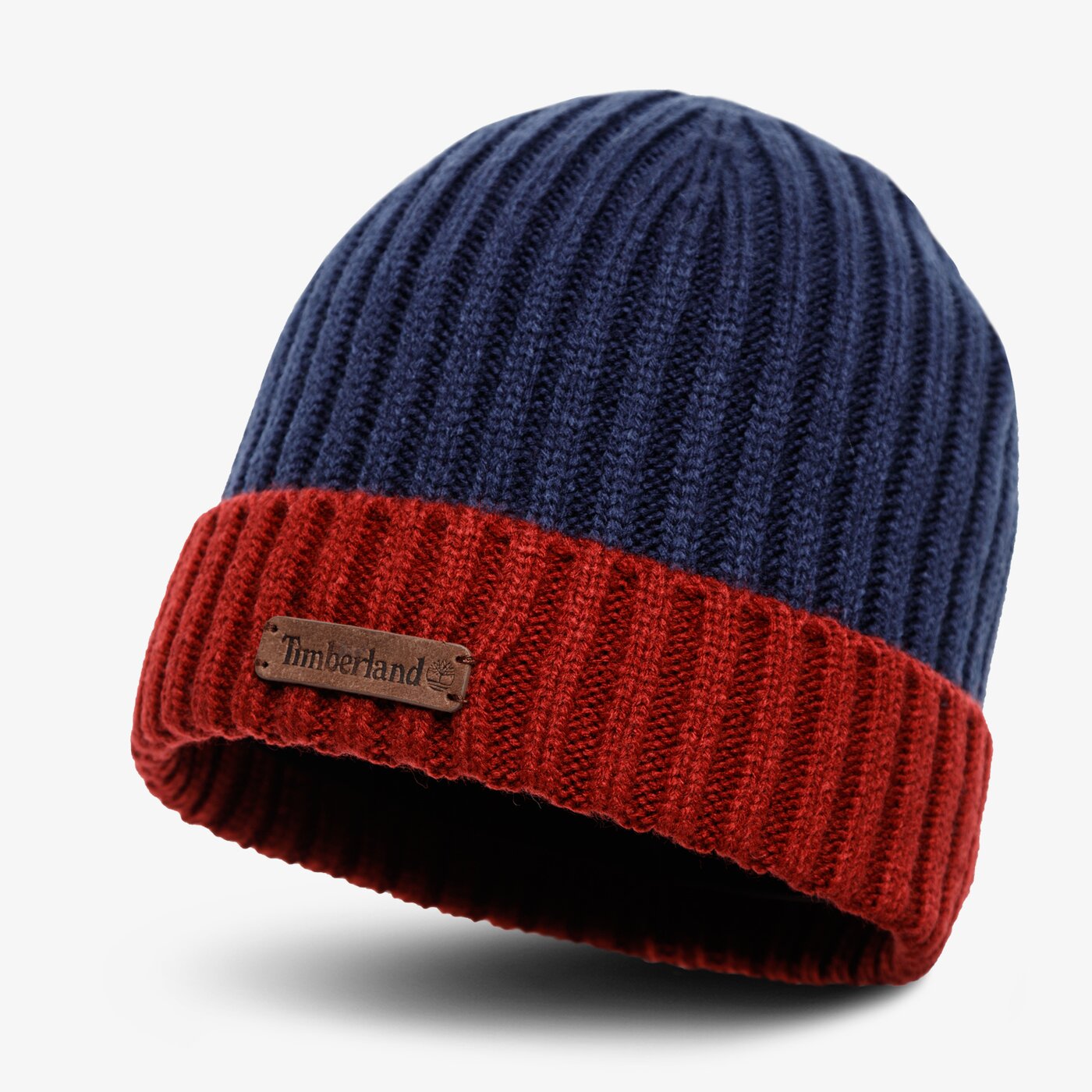 Męska czapka zimowa TIMBERLAND CZAPKA ZIMOWA CONTRAST BORDER BOX SET tb0a1et44511 kolor granatowy