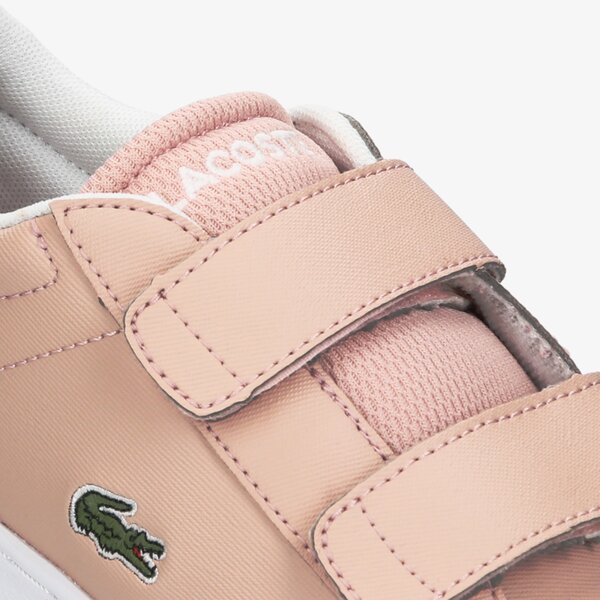 Dziecięce sneakersy (buty) LACOSTE CARNABY EVO STRAP1201 SUI 739sui00057f8 kolor beżowy