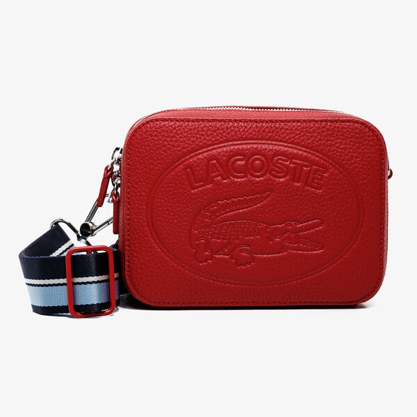 Damska torebka LACOSTE TOREBKA CROSSOVER BAG nf3326nje74 kolor czerwony