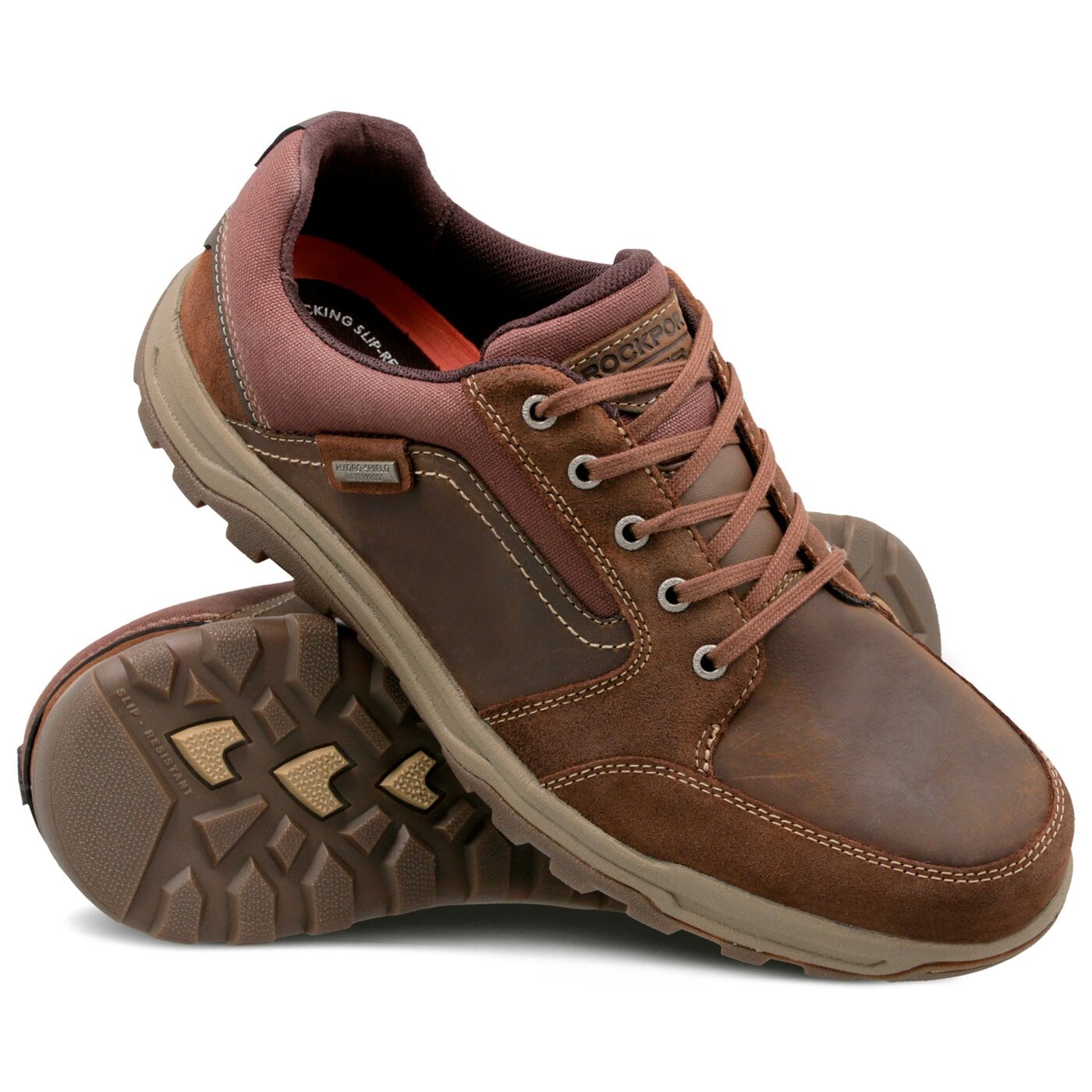 Męskie półbuty ROCKPORT HARLEE LACE TO TOE ch2828 kolor brązowy