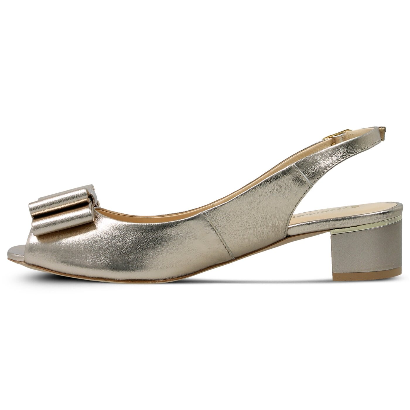 Damskie sandały SYMBIOSIS AURORA SANDALS CHAMPAGNE 928m1 kolor złoty