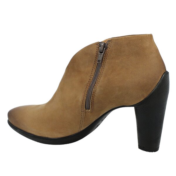 Damskie botki / sztyblety ECCO SCULPTURED 75 24275302034 kolor beżowy