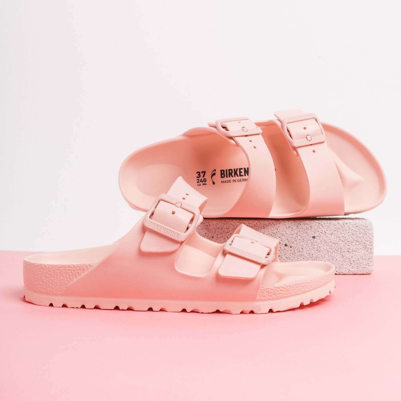 Damskie klapki BIRKENSTOCK ARIZONA EVA  1014614 kolor różowy